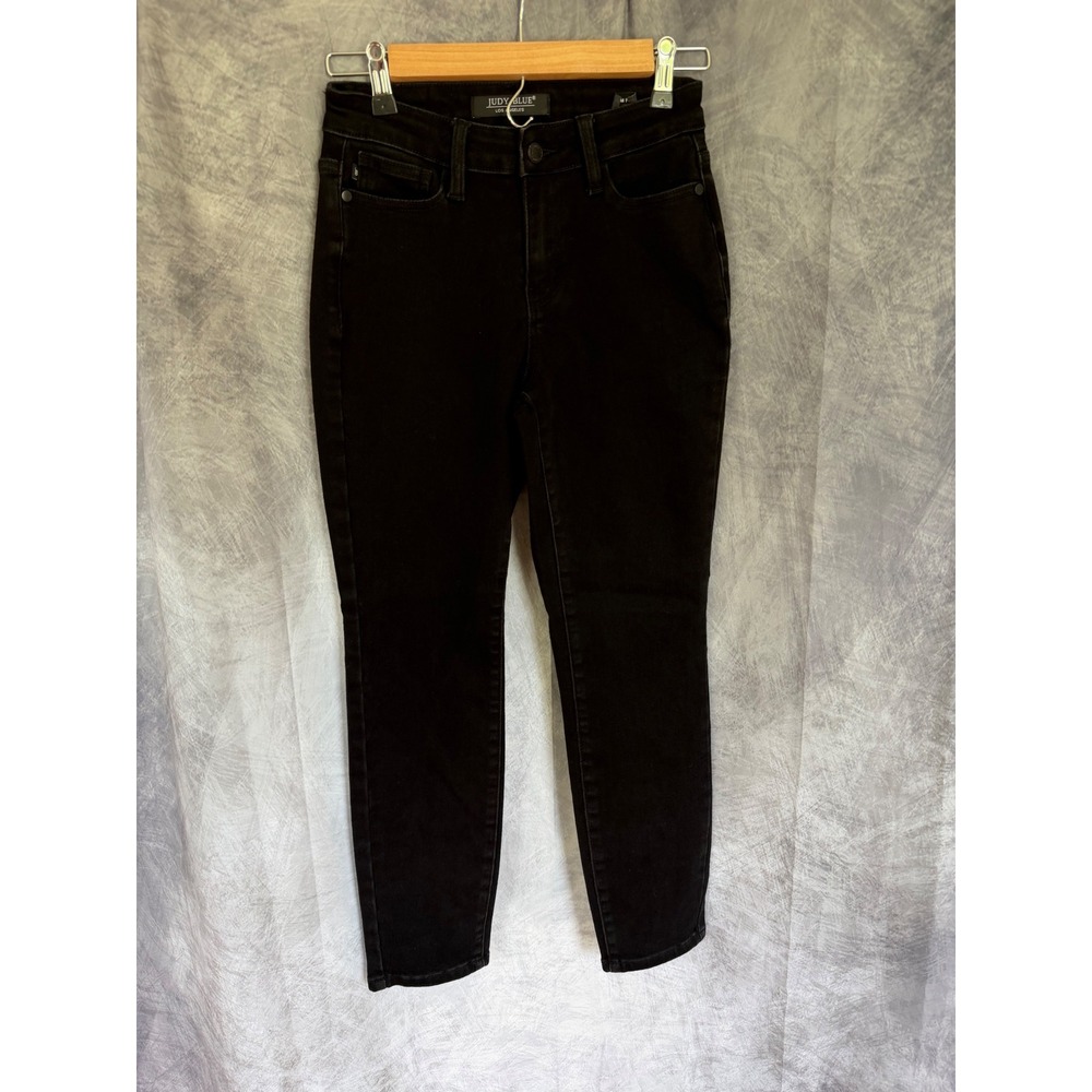 Judy Blue Slim Fit Black Jeans Womens Size 1/25 JB88756 Stretch Denim